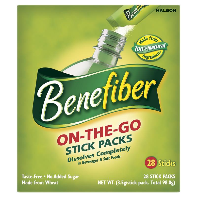 Load image into Gallery viewer, Benefiber Natural Fibre Supplement On-the-Go Stick 28 Pack
