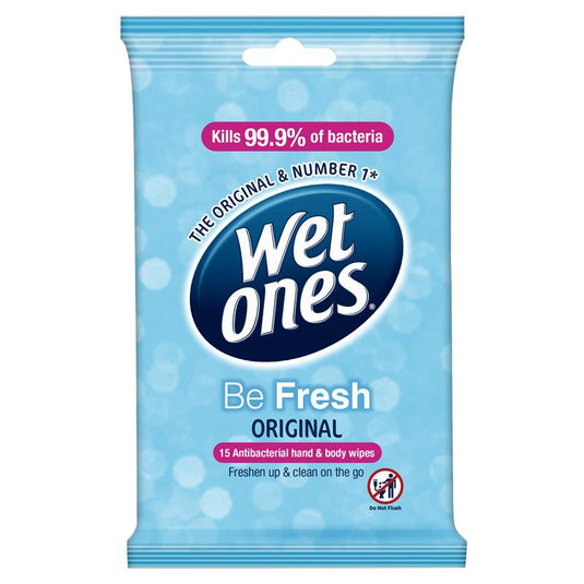 Wet Ones Be Fresh 15 Travel Pack