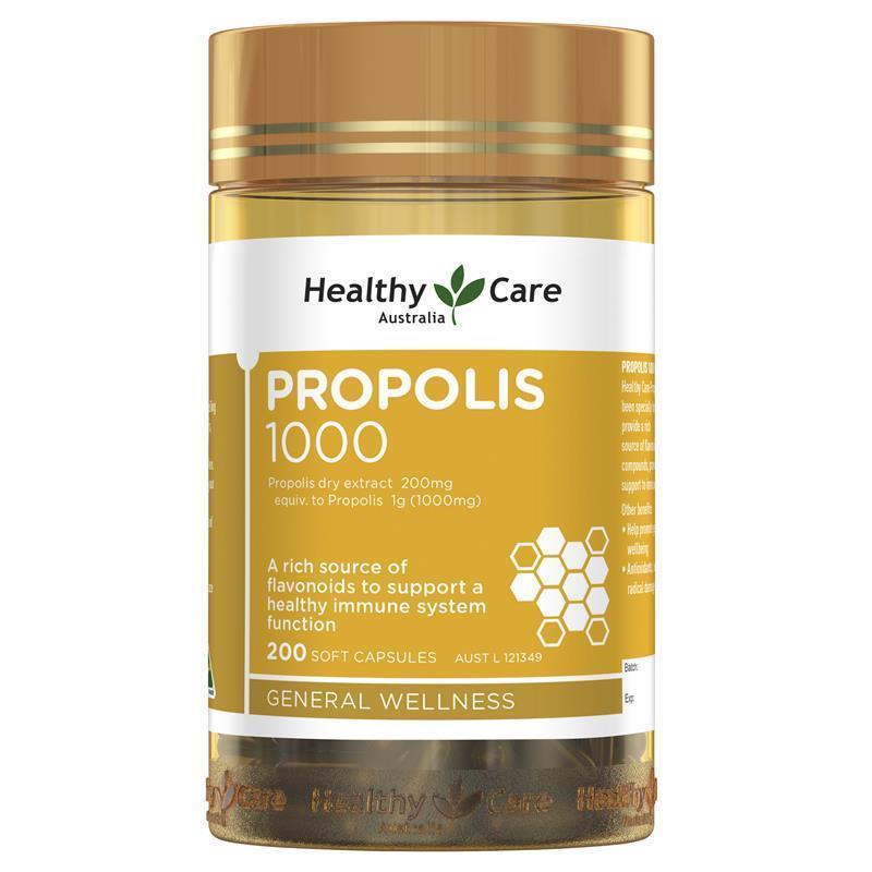 Load image into Gallery viewer, Healthy Care Propolis 1000mg 200 Capsules
