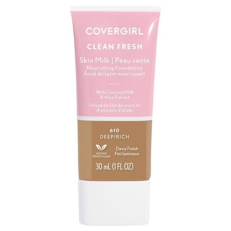 Load image into Gallery viewer, Covergirl Clean Fresh Skin Milk Vegan Foundation Rich/Deep 610
