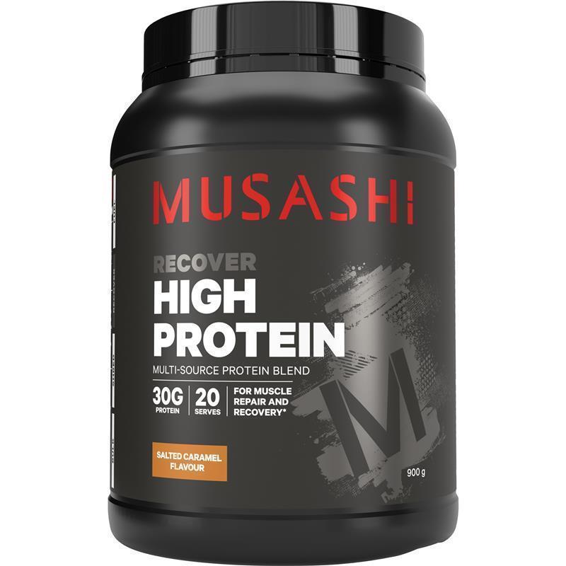 Load image into Gallery viewer, Musashi High Protein Salted Caramel 900g
