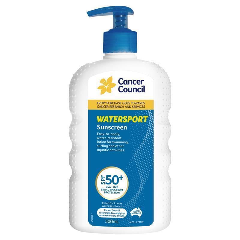 Load image into Gallery viewer, Cancer Council SPF 50+ Watersport 500ml Pump
