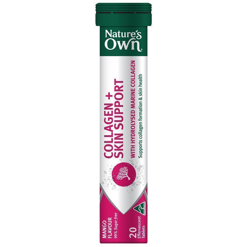 Load image into Gallery viewer, Nature's Own Collagen + Skin Support Effervescent 20 Tablets
