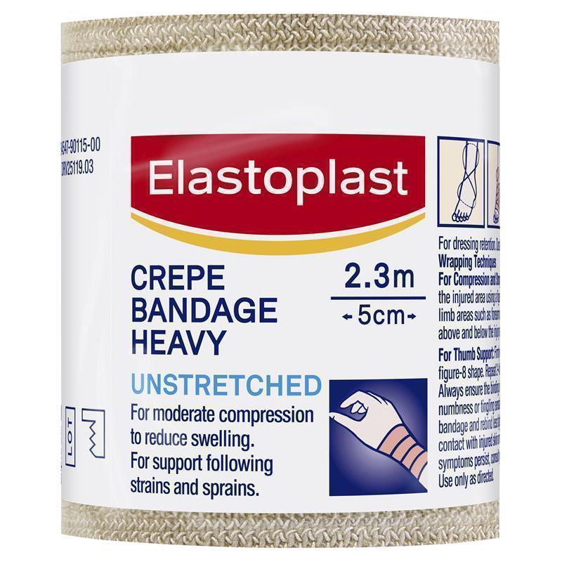 Load image into Gallery viewer, Elastoplast Heavy Weight Crepe Bandage 5cm x 2.3m
