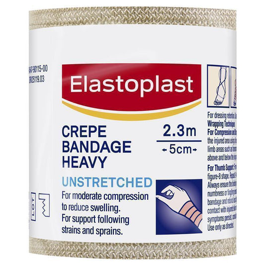 Elastoplast Heavy Weight Crepe Bandage 5cm x 2.3m