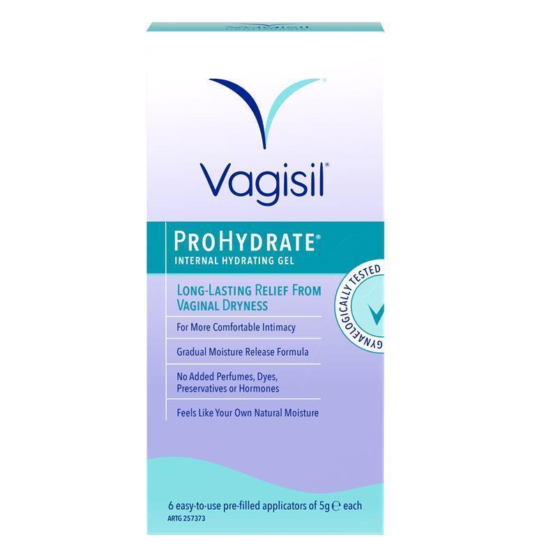 Load image into Gallery viewer, Vagisil ProHydrate Internal Hydrating Gel 6 x 5g

