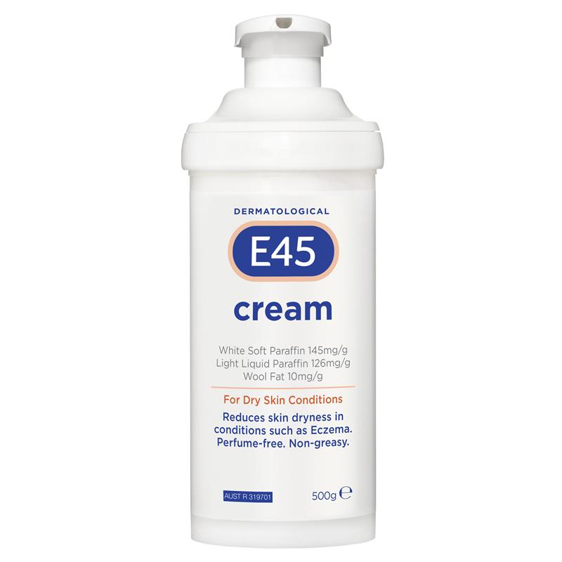 Load image into Gallery viewer, E45 Dermatological Cream Pump 500g
