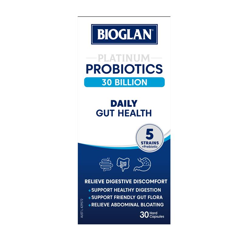 Load image into Gallery viewer, Bioglan Platinum Probiotics Daily 30 Billion 30 Capsules
