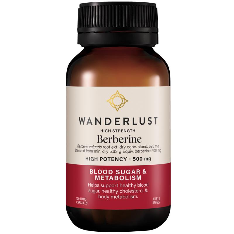 Load image into Gallery viewer, Wanderlust High Strength Berberine 120 Capsules
