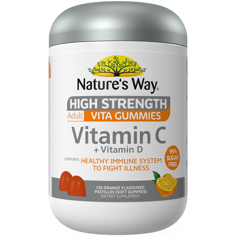 Load image into Gallery viewer, Nature's Way Adult Vita Gummies Sugar Free High Strength Vitamin C 130 Gummies Exclusive Size

