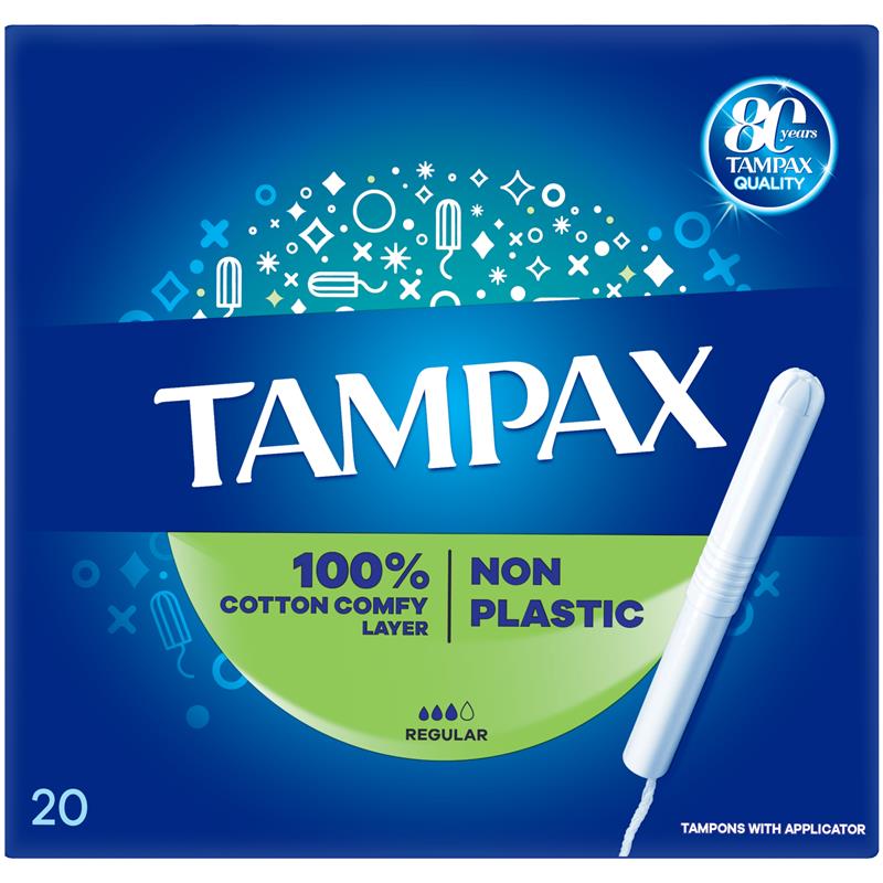 Load image into Gallery viewer, Tampax Regular Tampons with Applicator 20 Pack
