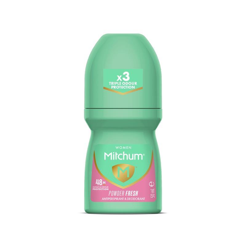 Load image into Gallery viewer, Mitchum for Women Anti-Perspirant Deodorant  Powder Fresh Roll On 50ml
