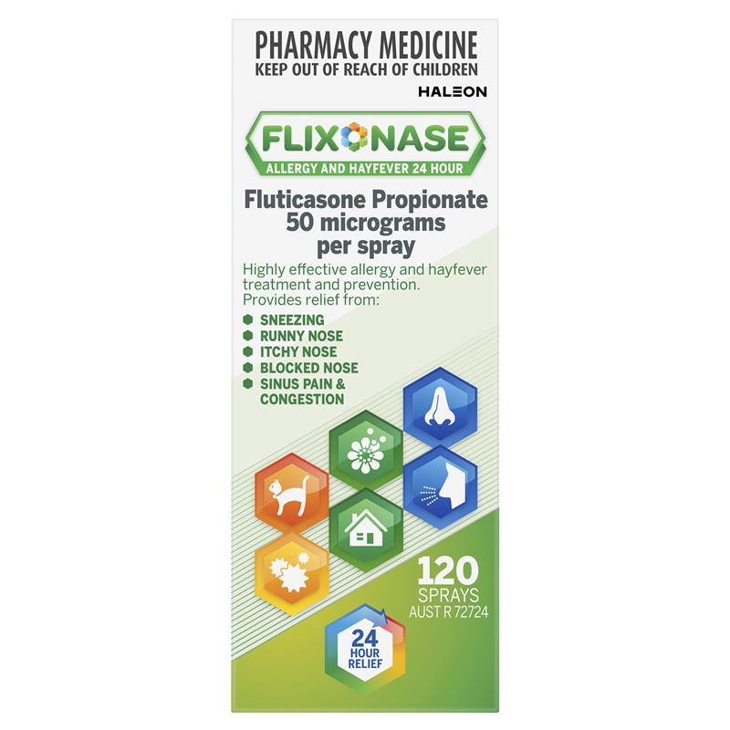 Load image into Gallery viewer, Flixonase Allergy and Hayfever 24 Hour Nasal Spray 120 Doses

