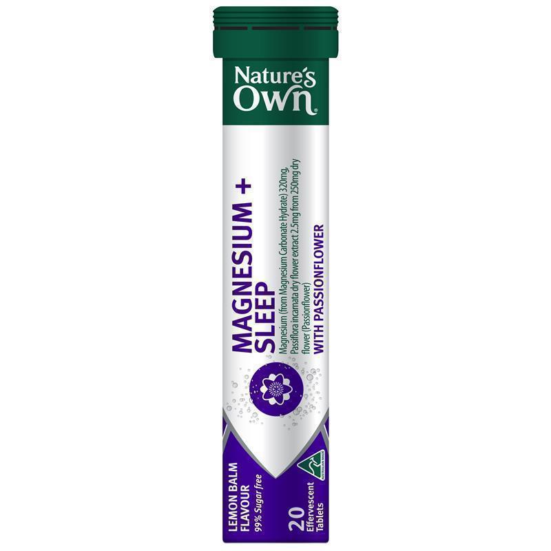 Load image into Gallery viewer, Nature's Own Magnesium + Sleep Effervescent 20 Tablets
