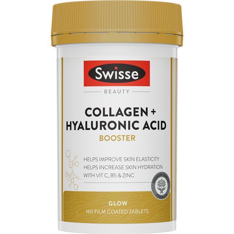Load image into Gallery viewer, Swisse Beauty Collagen + Hyaluronic Acid Booster 160 Tablets Exclusive Size

