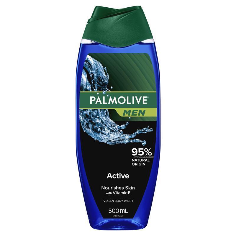 Load image into Gallery viewer, Palmolive Men Body Wash Active with Sea Minerals Shower Gel 500ml
