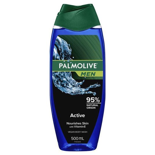 Palmolive Men Body Wash Active with Sea Minerals Shower Gel 500ml
