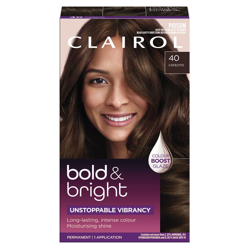 Load image into Gallery viewer, Clairol Bold &amp; Bright Permanent Hair Colour 40 Cafecito
