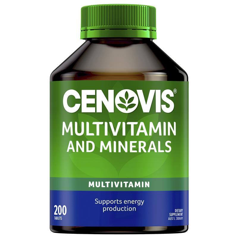 Load image into Gallery viewer, Cenovis Multivitamin and Minerals 200 Tablets
