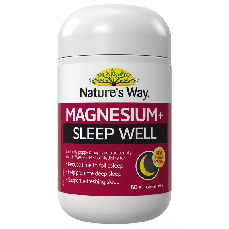 Load image into Gallery viewer, Nature's Way Magnesium + Sleep Well 60 Tablets
