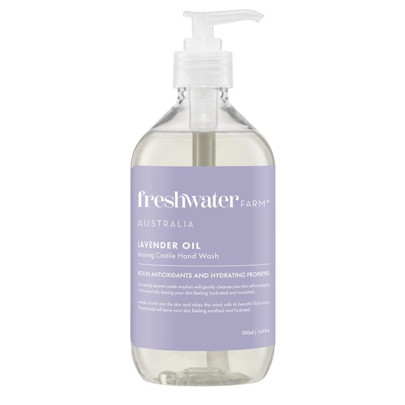 Load image into Gallery viewer, Freshwater Farm Lavender Oil Hand Wash 500ml
