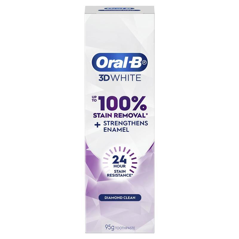 Load image into Gallery viewer, Oral B Toothpaste 3D White Lasting Enamel Strong 95g

