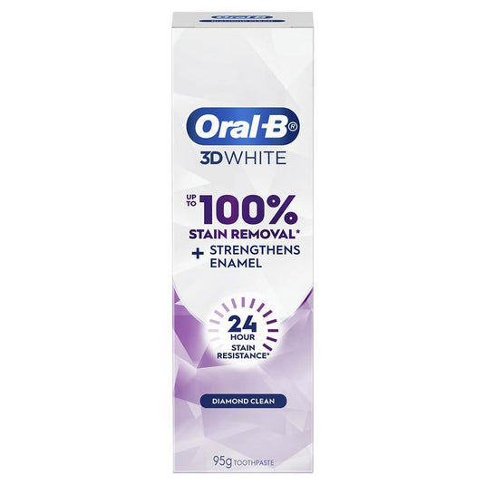 Oral B Toothpaste 3D White Lasting Enamel Strong 95g