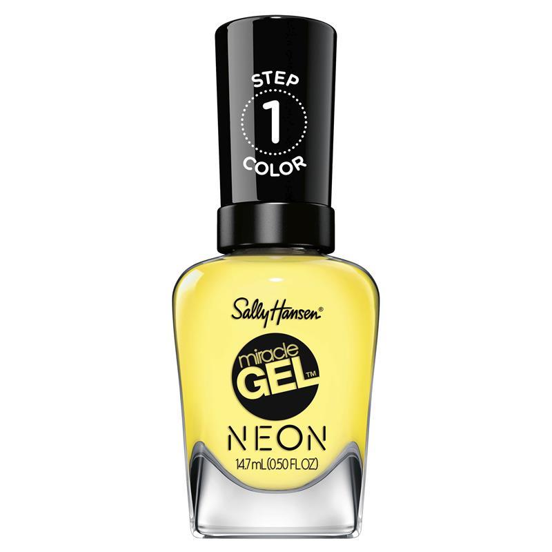 Load image into Gallery viewer, Sally Hansen Miracle Gel Nail Polish Lemon Drop Pop 14.7ml Limited Edition
