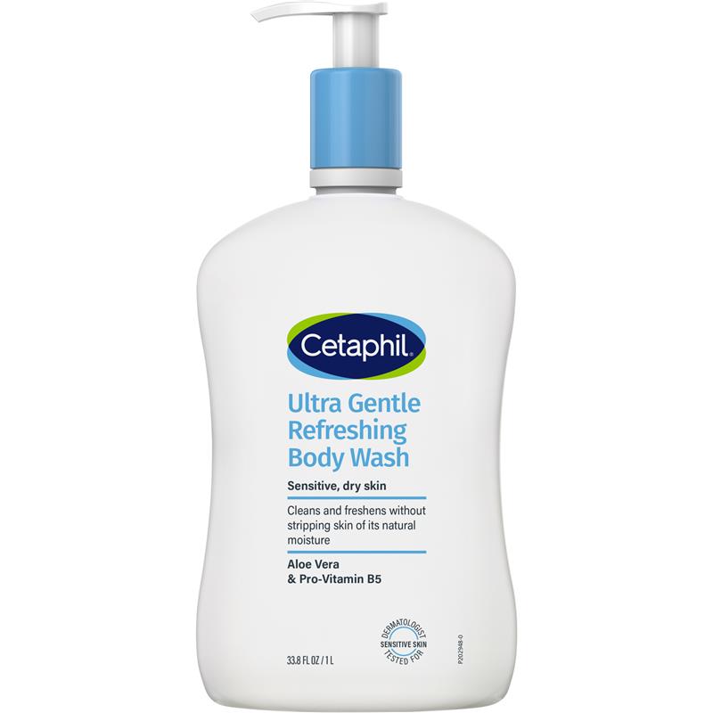 Load image into Gallery viewer, Cetaphil Ultra Gentle Refreshing Body Wash 1L
