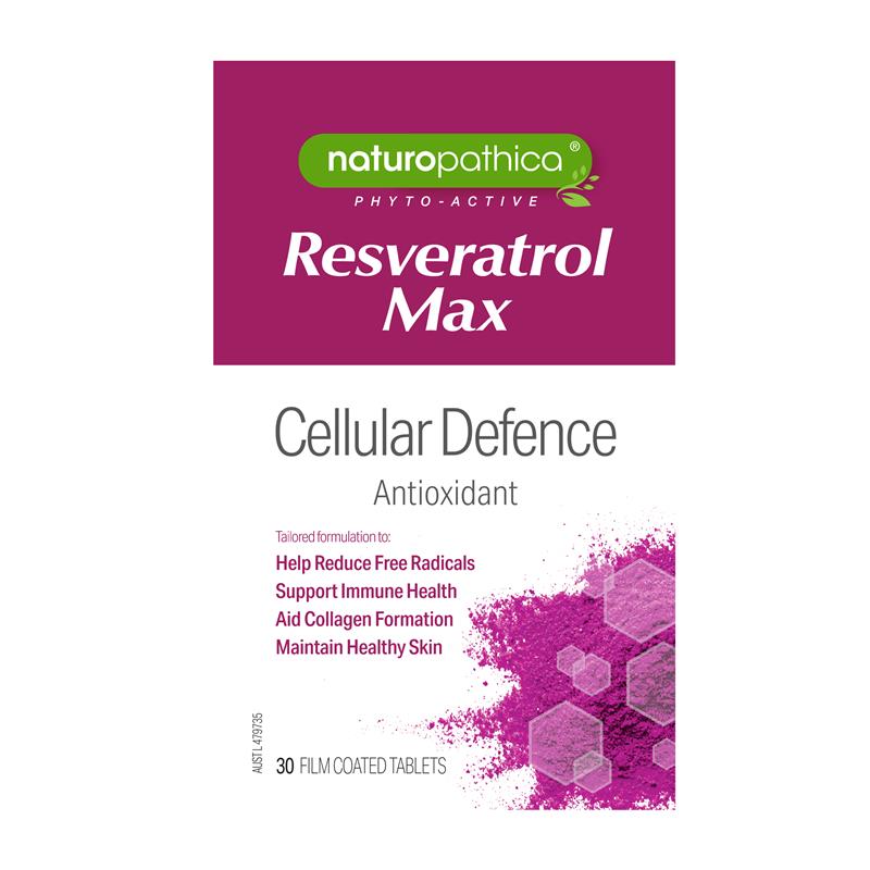 Load image into Gallery viewer, Naturopathica Resveratrol Max 30 Tablets
