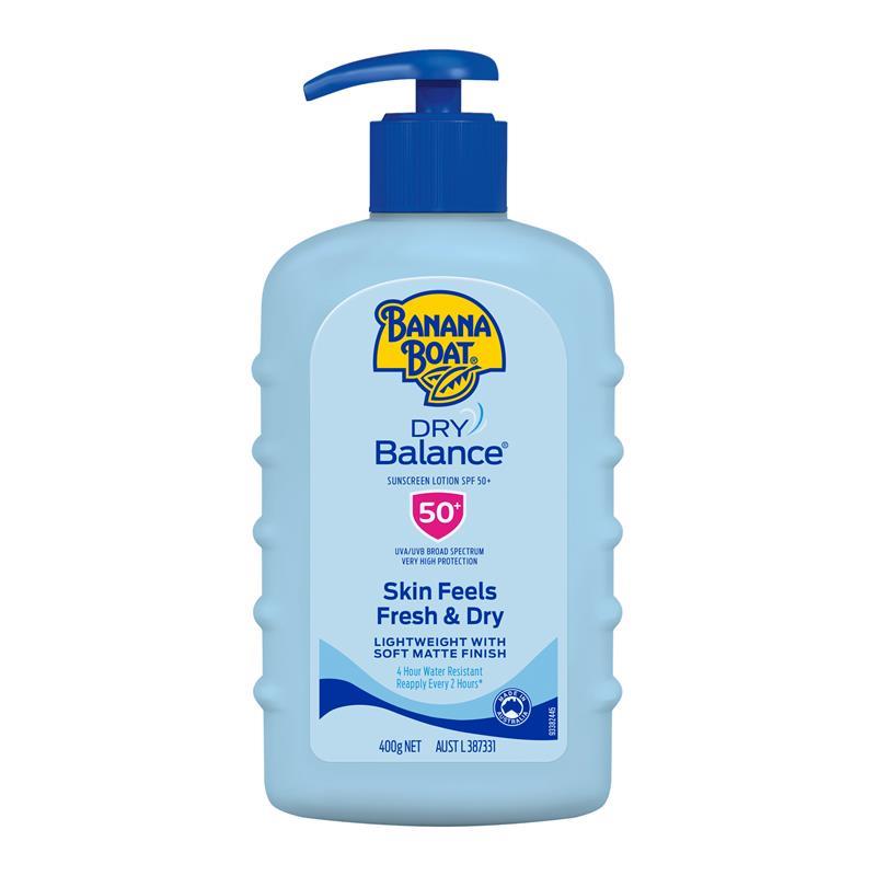 Load image into Gallery viewer, Banana Boat SPF 50+ Dry Balance Sunscreen Lotion 400g
