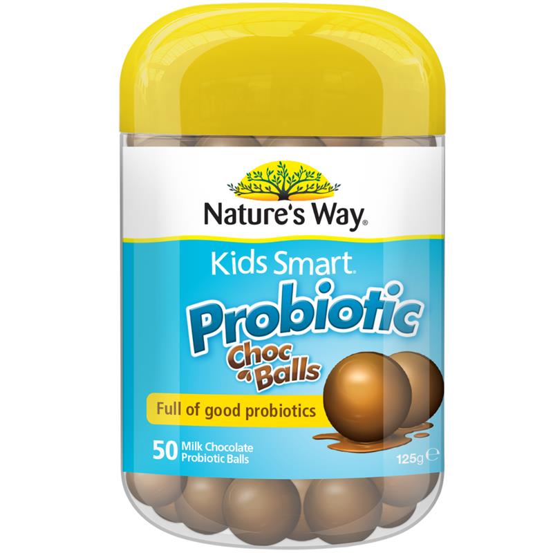 Load image into Gallery viewer, Nature's Way Kids Smart Probiotic 50 Choc Balls
