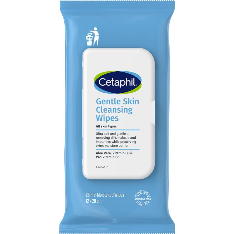 Load image into Gallery viewer, Cetaphil Gentle Skin Cleaning Wipes 25 Pack
