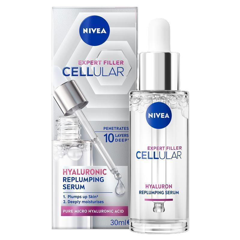 Load image into Gallery viewer, NIVEA Cellular Filler Expert Replumping Hyaluronic Serum 30Ml
