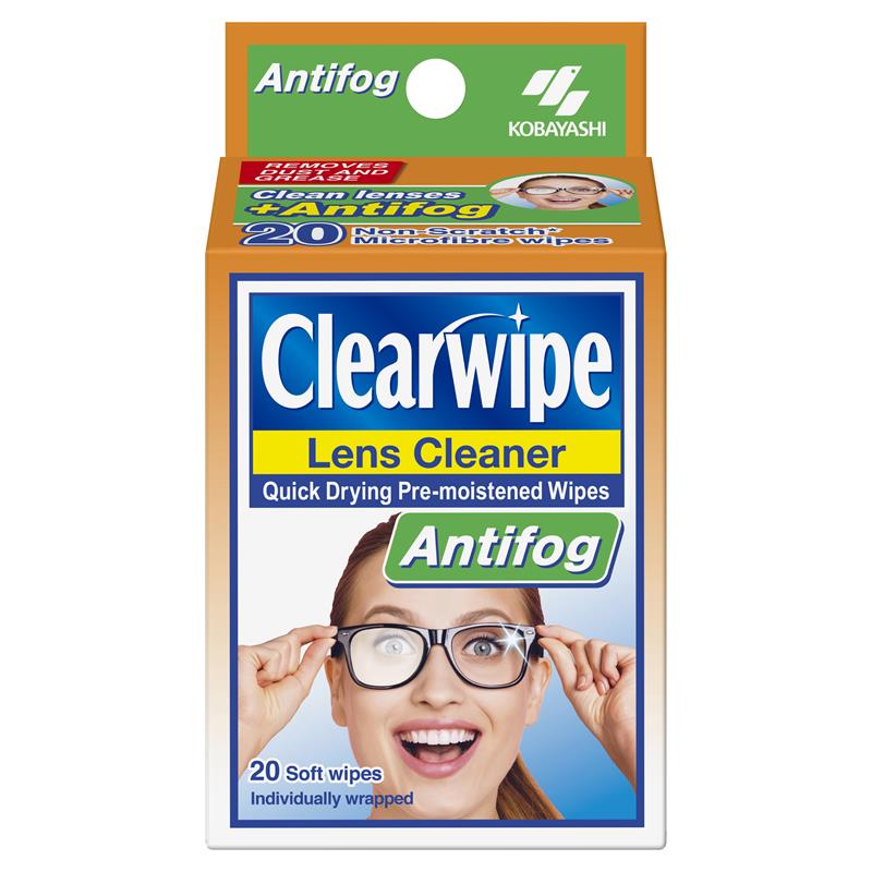 Load image into Gallery viewer, Clearwipe Antifog Lens Cleaner 20 Wipes
