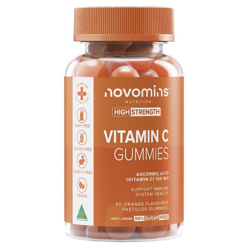 Load image into Gallery viewer, Novomins Vitamin C 60 Gummies NEW
