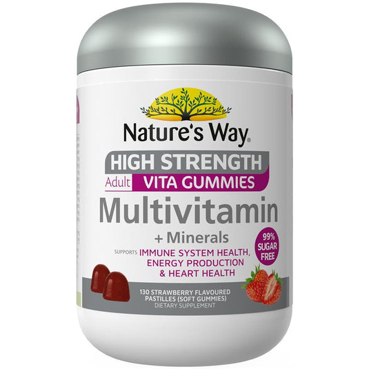 Nature's Way Adult Vita Gummies Sugar Free  High Strength Multivitamin 130 Gummies Exclusive Size