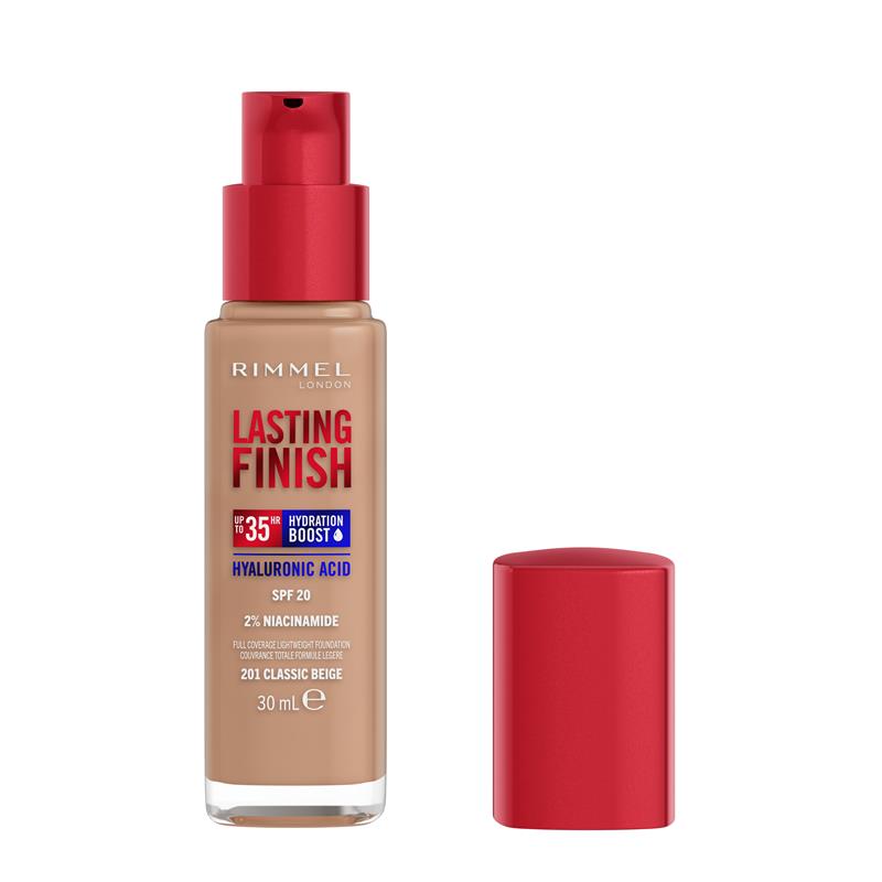 Load image into Gallery viewer, Rimmel Lasting Finish 35HR Foundation 201 Classic Beige
