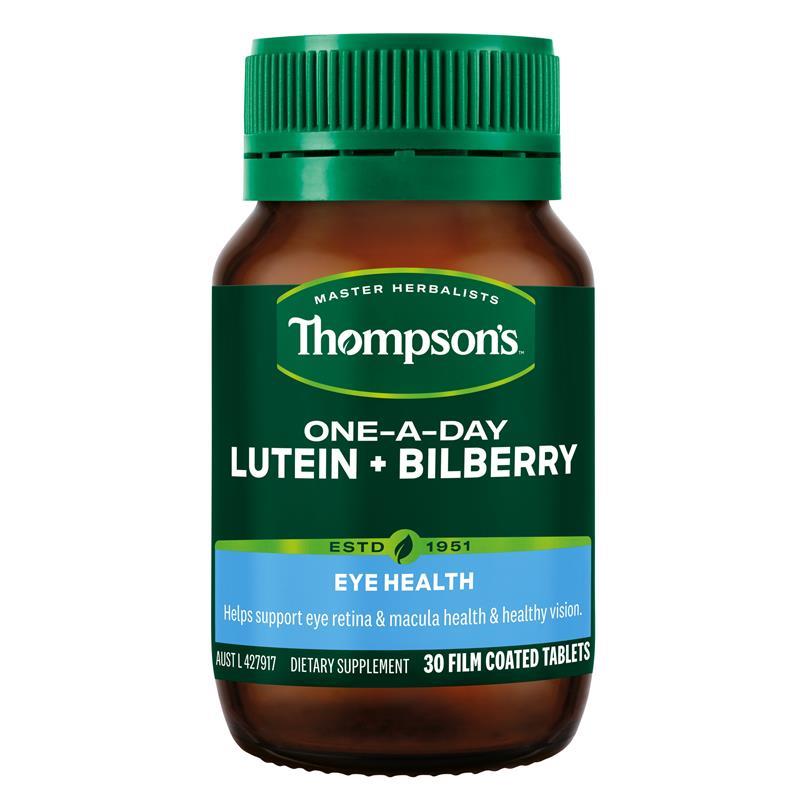 Load image into Gallery viewer, Thompson's One-A-Day Lutein + Bilberry 30 Tablets
