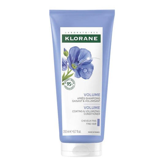 Klorane Volumising Conditioner with Organic Flax 200ml - Fine and Flat Hair