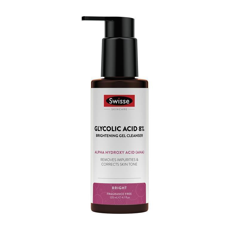 Load image into Gallery viewer, Swisse Skincare Glycolic Acid 8% Brightening Gel Cleanser 120ml
