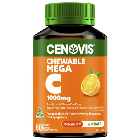 Cenovis Mega C 1000mg Orange Flavour 60 Tablets