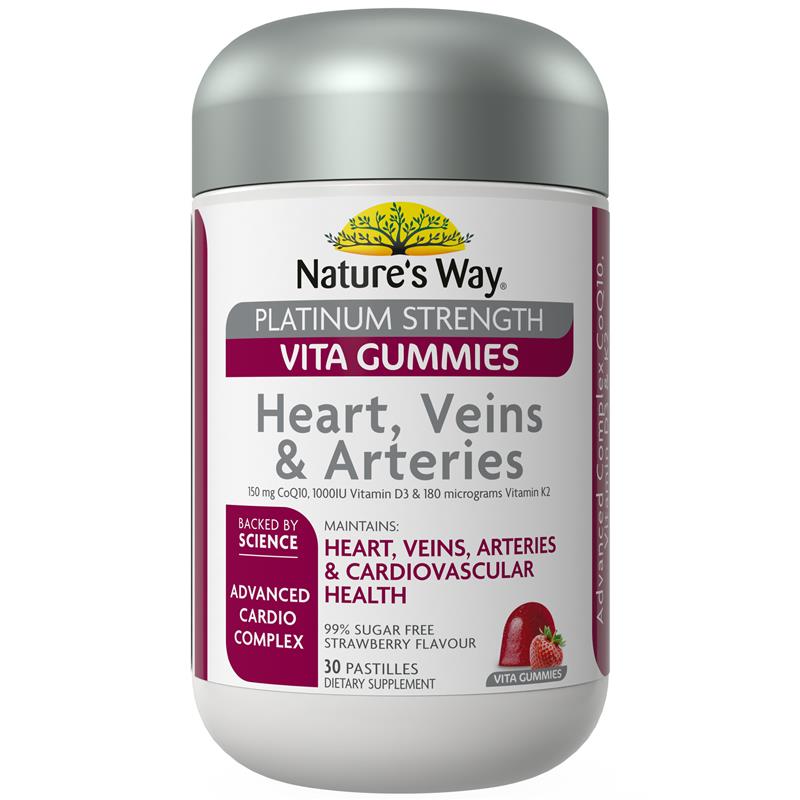 Load image into Gallery viewer, Nature's Way High Strength Adult Vita Gummies Heart &amp; Arteries 30 Gummies

