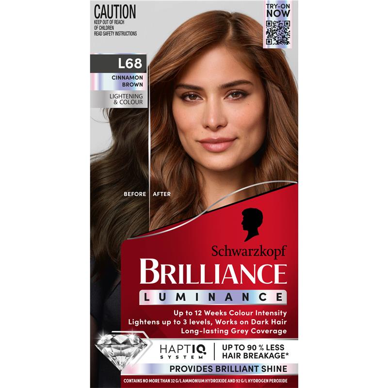 Load image into Gallery viewer, Schwarzkopf Brilliance L68 Cinnamon Brown
