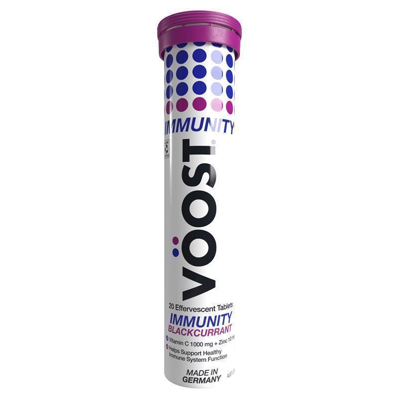 Load image into Gallery viewer, Voost Immunity Blackcurrant Effervescent Tablets 20 Pack
