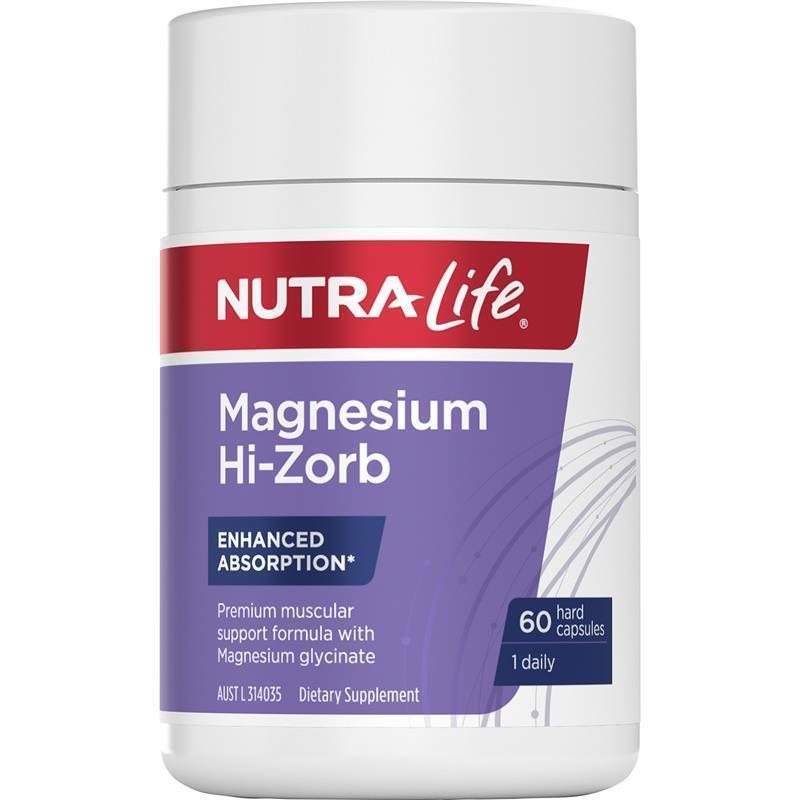 Load image into Gallery viewer, Nutra-Life Magnesium Hi-Zorb 60 Capsules

