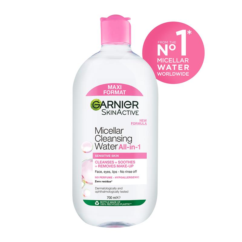 Load image into Gallery viewer, Garnier SkinActive Micellar Cleansing Water For All Skin Types 700ml
