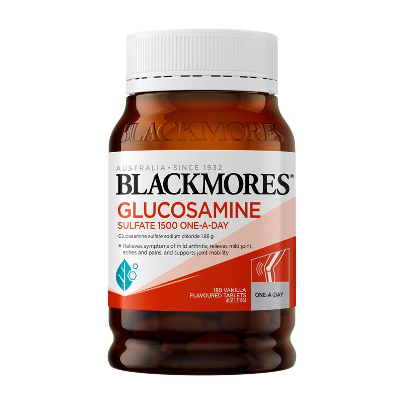 Load image into Gallery viewer, Blackmores Glucosamine Sulfate 1500mg One-A-Day 180 Tablets
