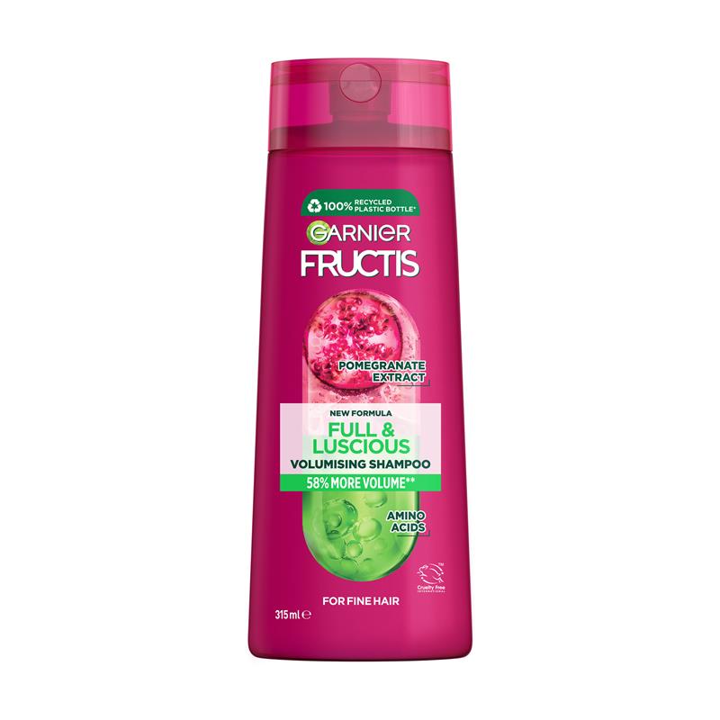 Load image into Gallery viewer, Garnier Fructis Full and Luscious Shampoo 315ml
