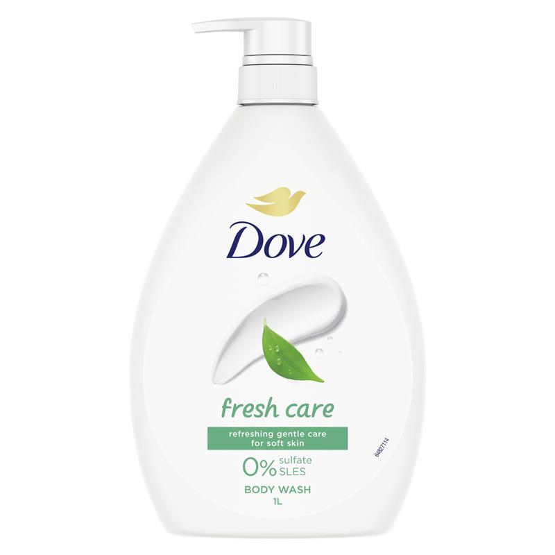 Load image into Gallery viewer, Dove Essential Care Fresh Care Body Wash 1 Litre
